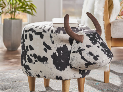 Cow Shaped Ottoman Footstool