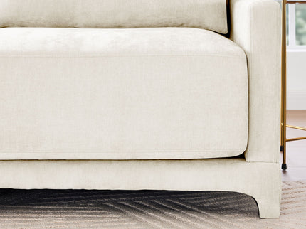 Elegant Sofa With Ergonomic Design And Lumbar Pillows