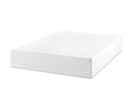 8" Twin Green Tea Memory Foam Mattress In Box - White