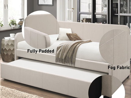 Jagger - Twin Daybed With Trundle - Fog
