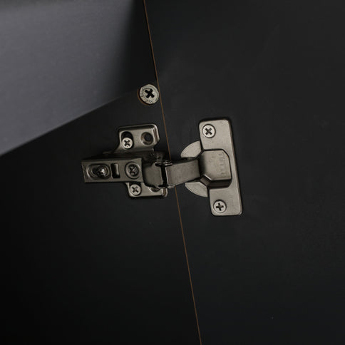 Modern Freestanding Bathroom Vanity With Resin Sink & Soft Close Cabinet Doors