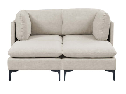 Upholstered Modular Sectional & Tall Legs