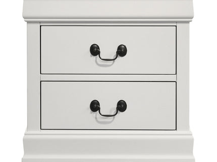 2 Drawer Nightstand - White