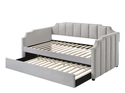 Peridot - Twin Daybed With Trundle - Dove Gray
