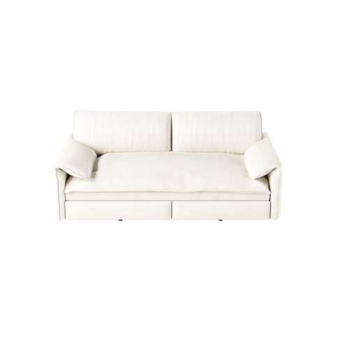 Queen Pull Out Sofa Bed With Side Storage