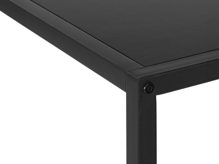 Corner Accent Console Table For Entryway, Contemporary & Modern - Black