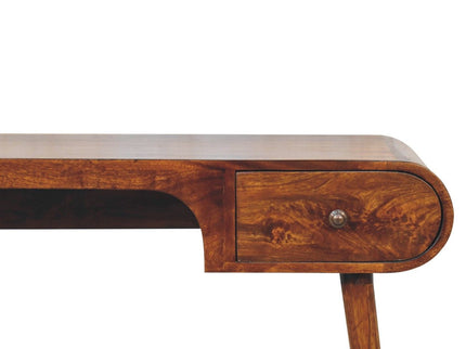 London - Arch Writing Desk - Dark Brown