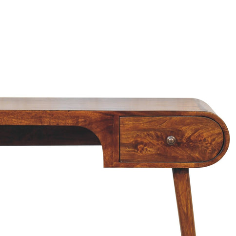 London - Arch Writing Desk - Dark Brown