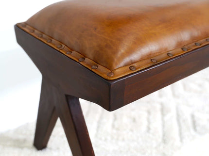 Chad - Bench - Brown / Tan