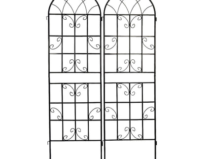 Metal Garden Rustproof Trellis For Climbing Plants Outdoor Flower Support