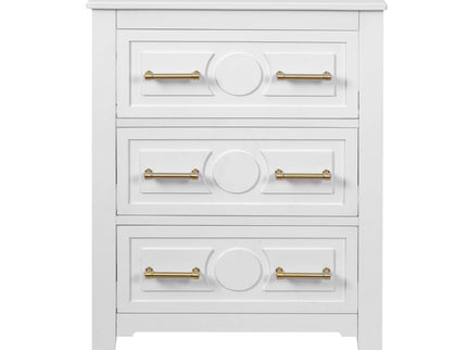 Bathroom Vanity With Sink, Free Standing Single Set, 3 Drawer Storage Cabinet