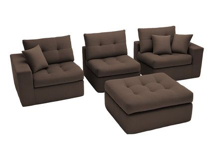 Corner Chaise L-Shaped Sectional Sofa Bed
