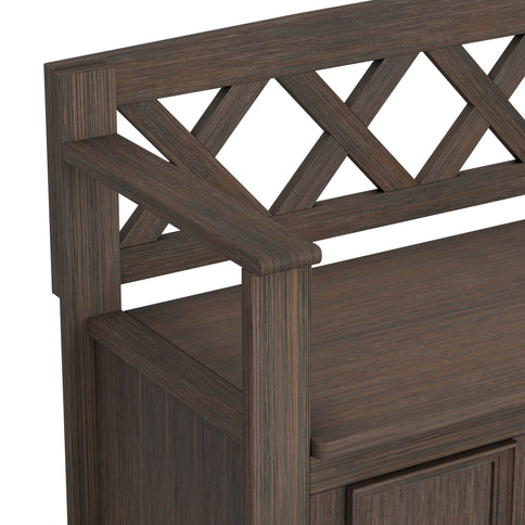 Amherst - Handcrafted Entryway Storage Bench