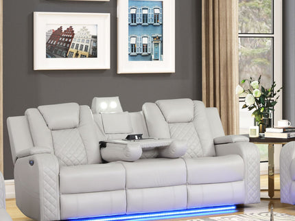 Benz - LED & Power Recliner With Adjustable Headrests And Ambient LED Lighting
