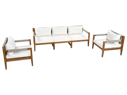 3 Piece Outdoor Sectional Sofa Set