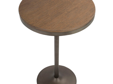 Dakota - Industrial Adjustable Bar / Dinette Table - Antique / Brown