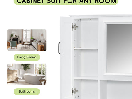 Modern Wall Mounted Medicine Cabinet With Mirror