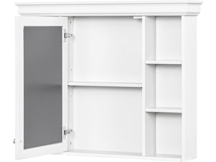 Bathroom Vanity With Medicine Cabinet, Storage Cabinet With 4 Drawers, Adjustable Shelf Mirror