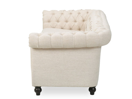 Chesterfield Style 3 Seater Sofa With Deep Button Tufting