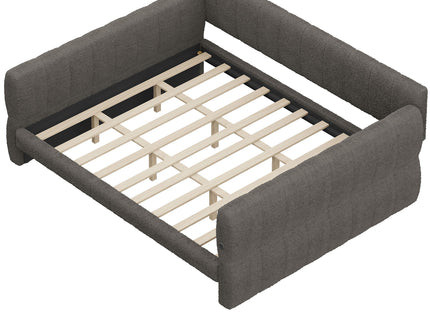 Upholstered Platform Bed With USB Charging