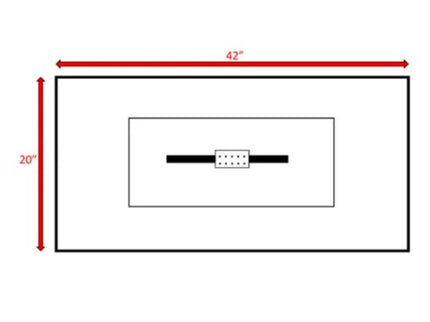 Lightweight Design Propane / Natural Gas Fire Pit Table