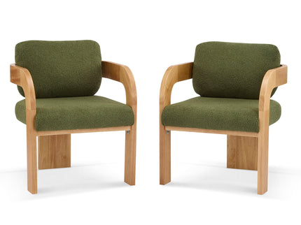 Dining Chairs With Pillow Back (Set of 2)