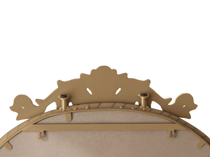 Vintage Arched Full Body Mirror, Wall Mounted For Living Room