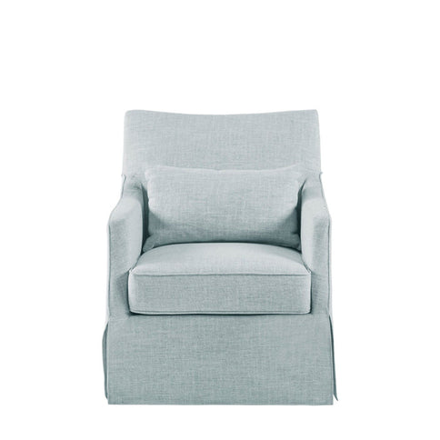 Traditional Design London Skirted Swivel Chair