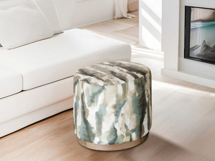 Oval Accent Ottoman - Multi