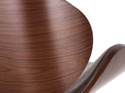 Lumos - Mid Century Modern Upholstered Swivel Barstool