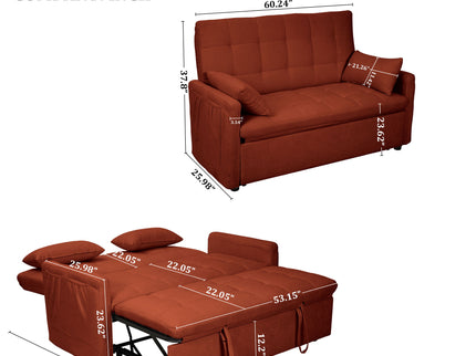 Balus - Sofa Bed Combination With Storage Pockets