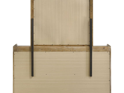 Packard - 6 Drawer Dresser With Mirror - Oak