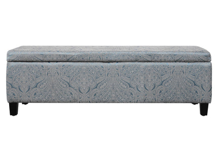 Indoor Storage Ottoman Bench With Hidden Storage - Pattern