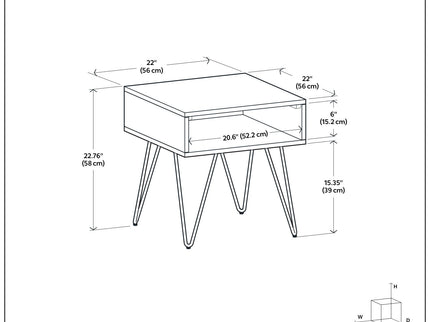 Hunter - End Table - Wood