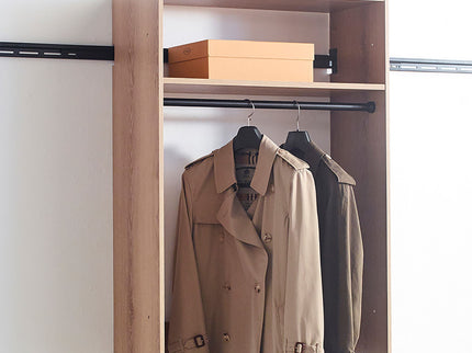 Devi - Wall Mounted Wood Closet System & Modular Design