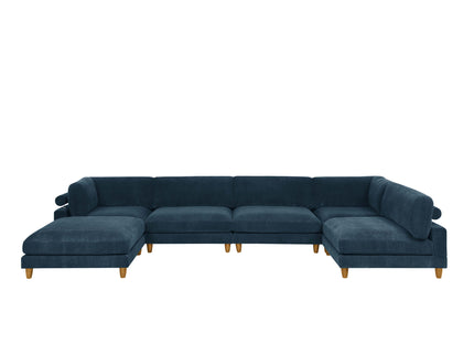 Modern Modular Sectional With Adjustable Back Support