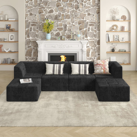 Modern Minimalist Corner Sofa Sleeper