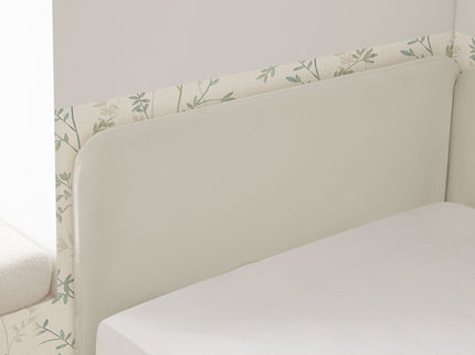 Upholstered Platform Bed Frame With 2 Storage Drawers And Adjustable Sofa Bed