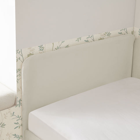 Upholstered Platform Bed Frame With 2 Storage Drawers And Adjustable Sofa Bed