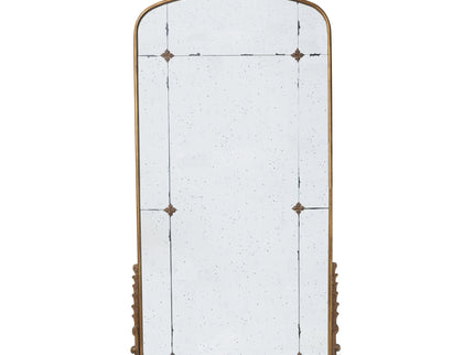 Lavish - Full Length Mirror, AntiqueMetal Floor Mirror For Living Room, Bedroom - Gold