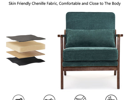 Living Room Chair With Lumbar Pillow