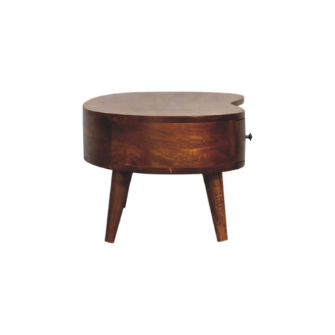Wave Coffee Table With 1 Drawer