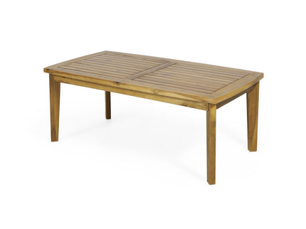 Outdoor Rectangular Coffee Table - Brown