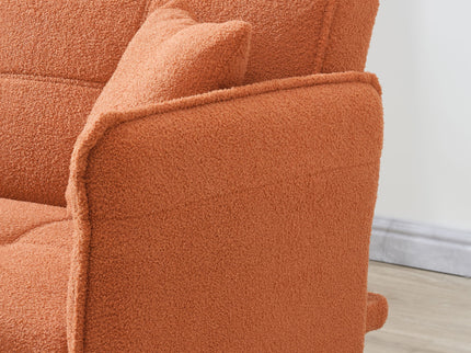 Convertible Double Futon Sofa Bed With Folding Armrests For Living Rooms