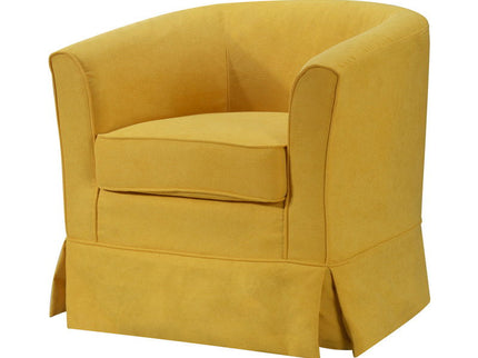 Tucker - Woven Fabric Swivel Barrel Chair