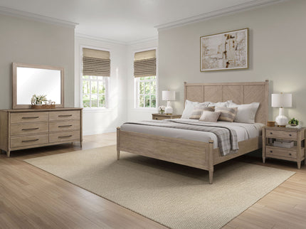 Transitional Style Lo-Post Bed