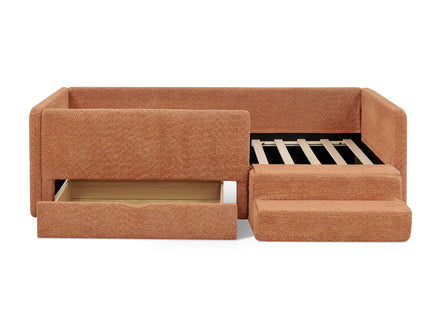Safe Kids Bed With Guardrails And Storage
