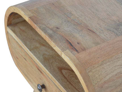 Circular Open Bedside Nightstand