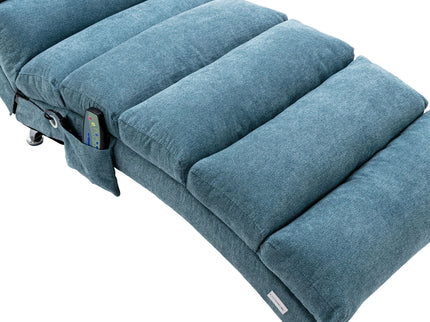 Massage Chaise Lounge Indoor With Remote Control, Ergonomic Electric Massage Lounger