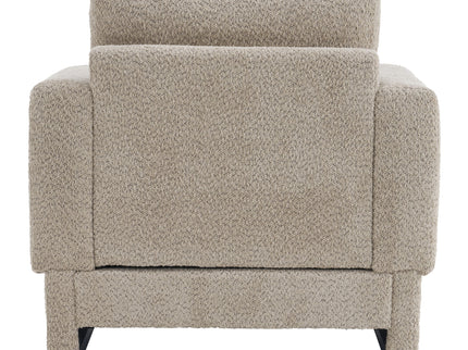 Upholstered Accent Armchair With Square Arm